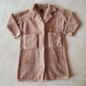 Forever 21 Women's Oversize Teddy Jacket Medium